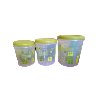 Ratan 3Pcs Set Rice Container