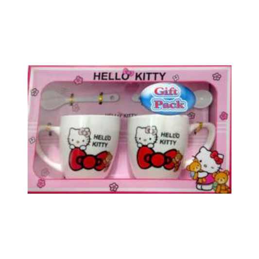 Hello Kitty Coffee Mugs & Spoons N2