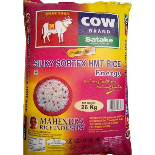 Cow Brand HMT Rice 26Kg Bag