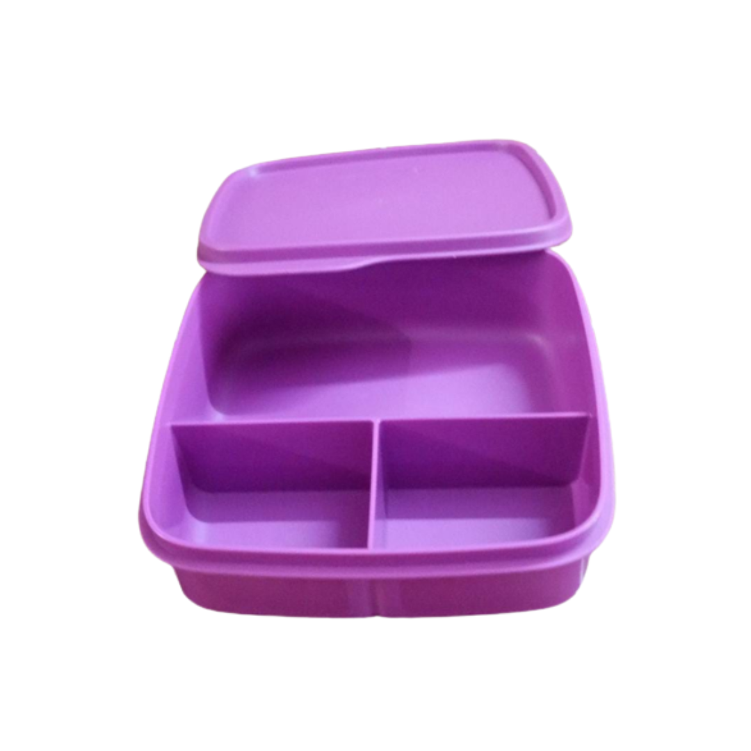 Plastic Purple Tupperware New Classic Lunch Set For Office