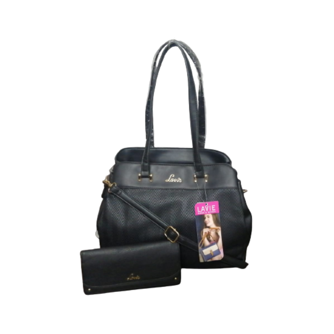 Lavie Black Dalia lg Satchel Purse