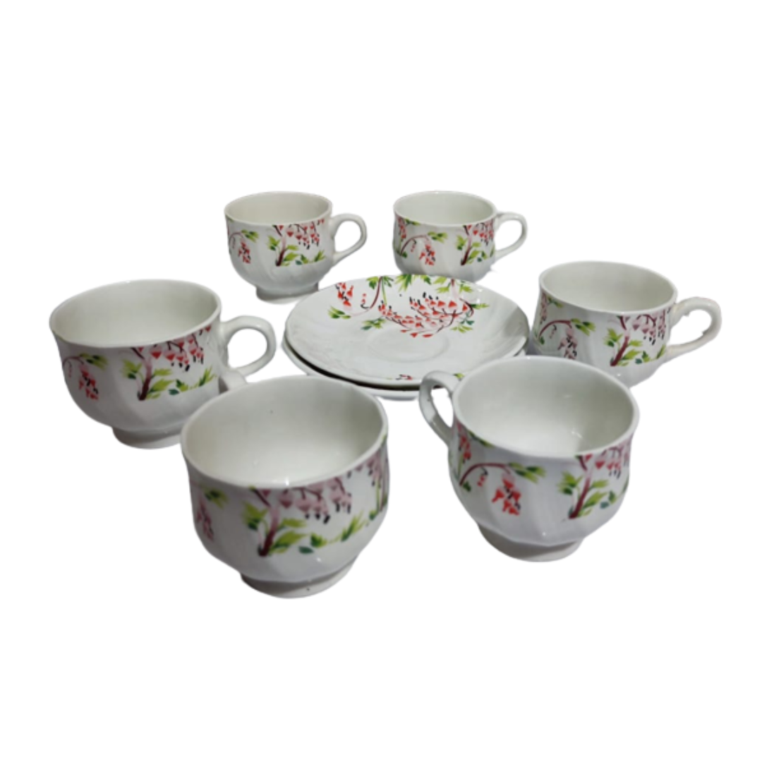 Raja Fine Bone China Cups & Saucers