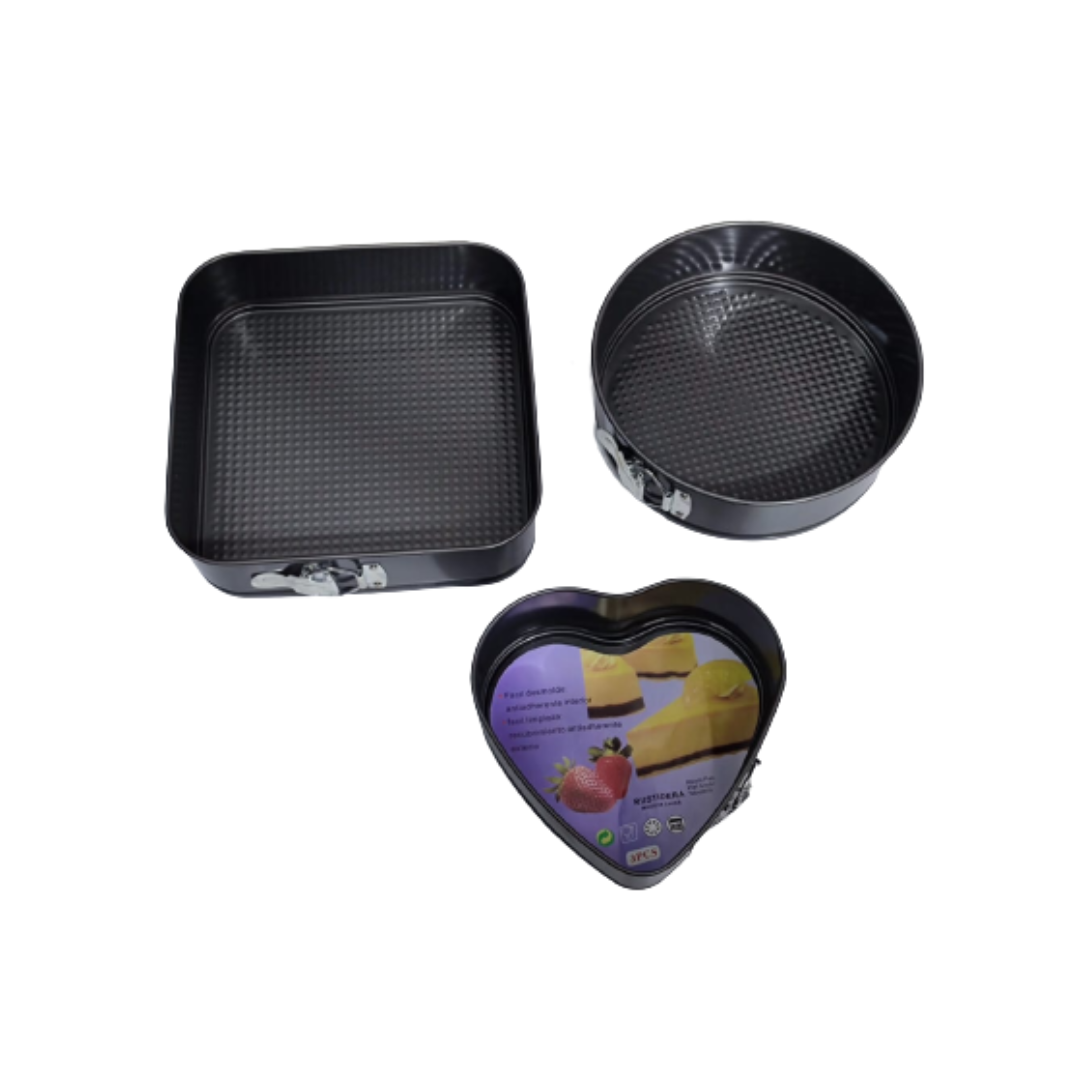 3Pcs Shape Cake Mould