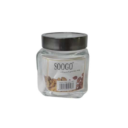 Soogo 580 Glass Jar With Metal Lid