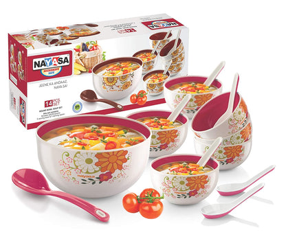 Nayasa Round Soup Pudding Set